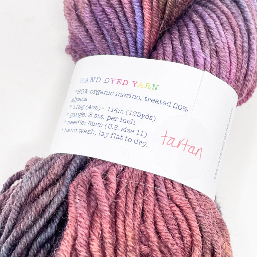 Tanis Fiber Arts - Hand Dyed Purewash Chunky - Tartan