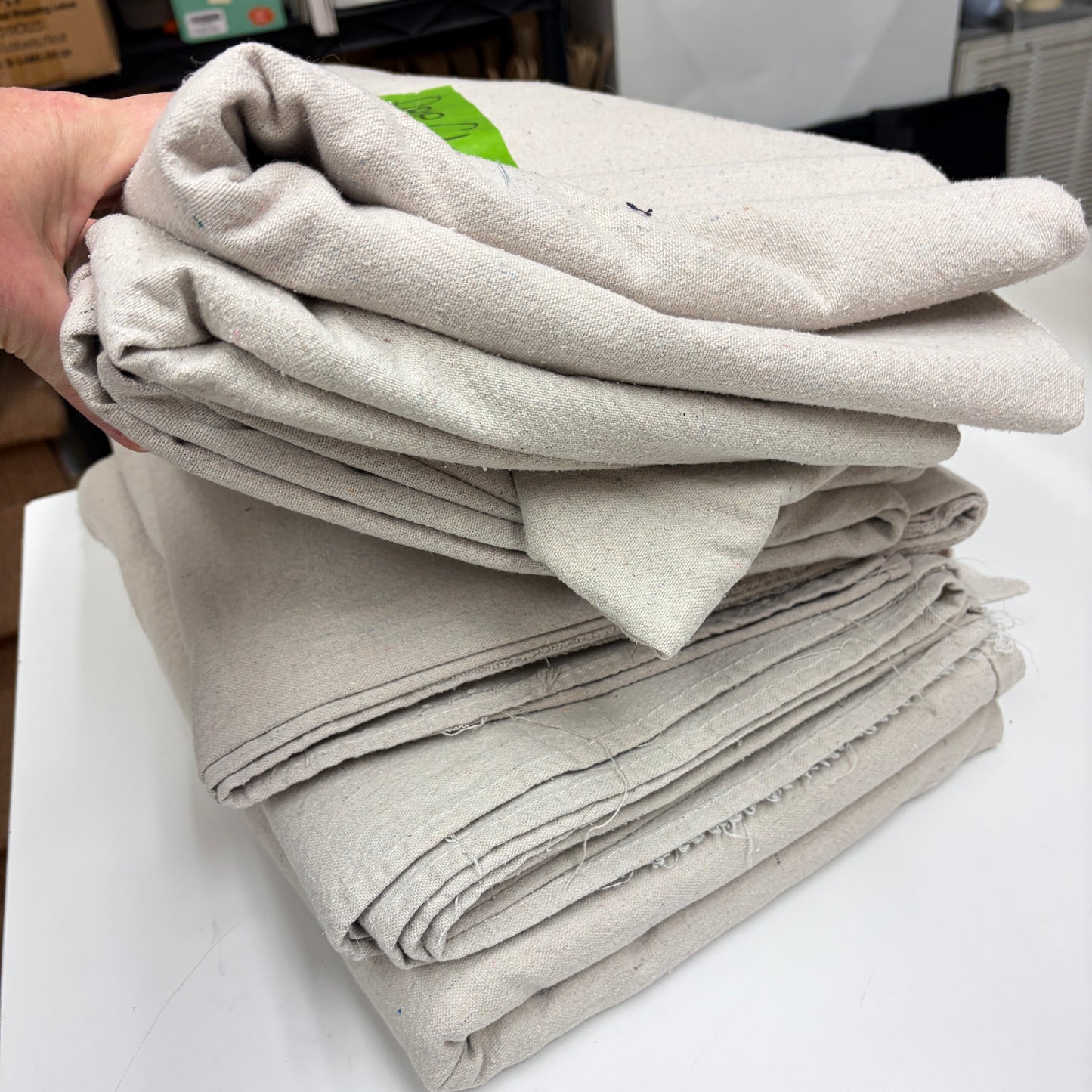 Stack of Drop Cloths