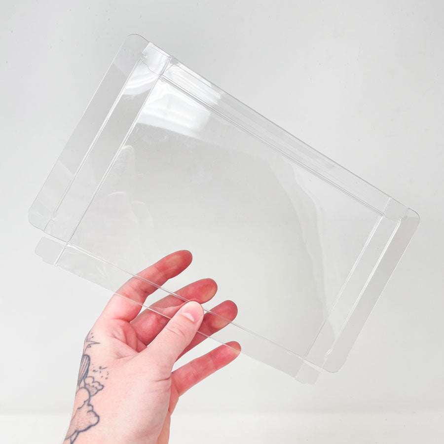 Stack of Clear Card Boxes