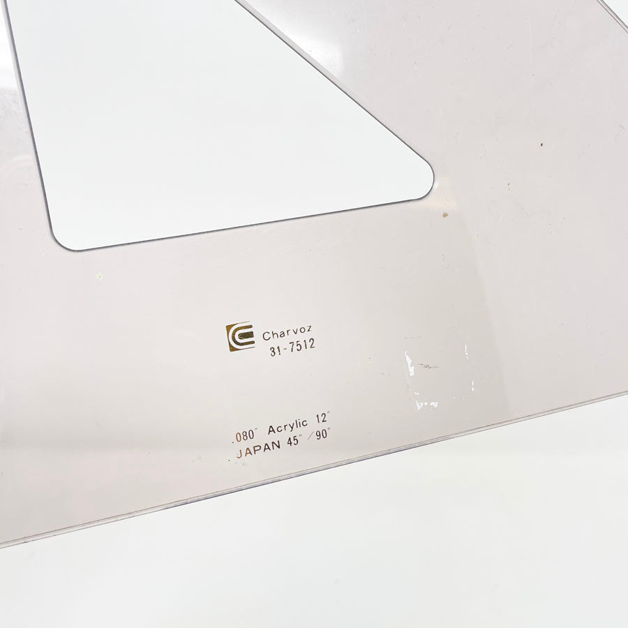 Acrylic 12" 90˚/45˚ Square