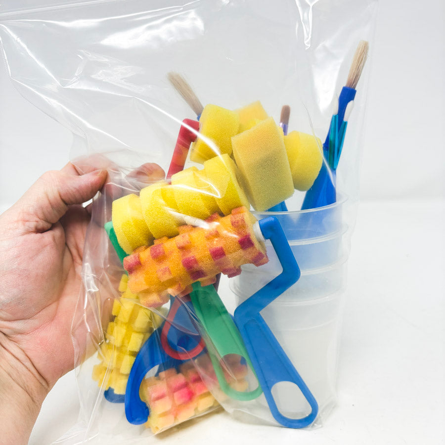 Kids Painting Kit - Rollers, Brushes, and Cups