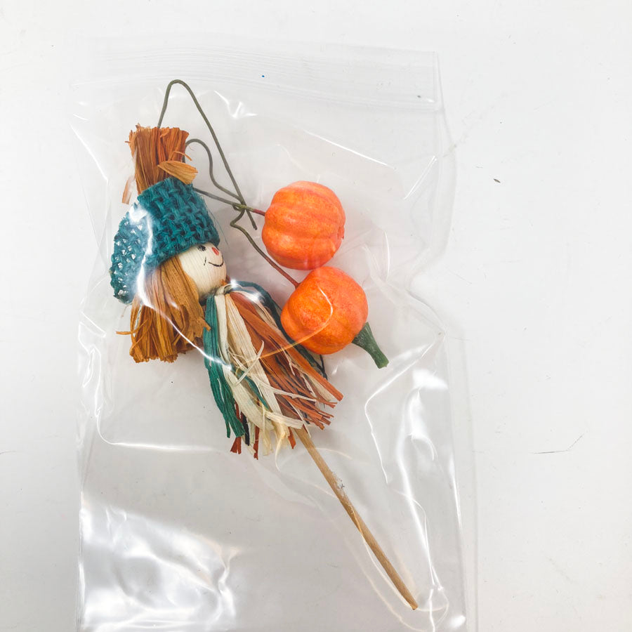 Scarecrow and Pumpkin Miniatures
