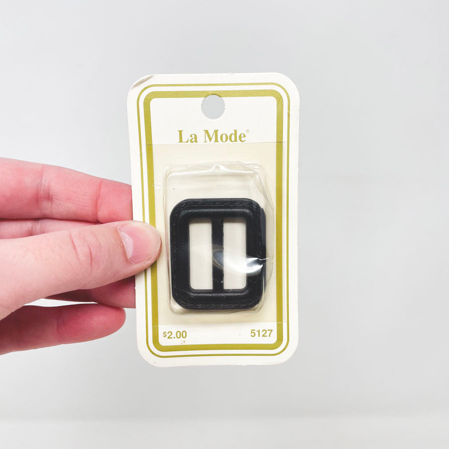 La Mode Belt Buckle 1" Black