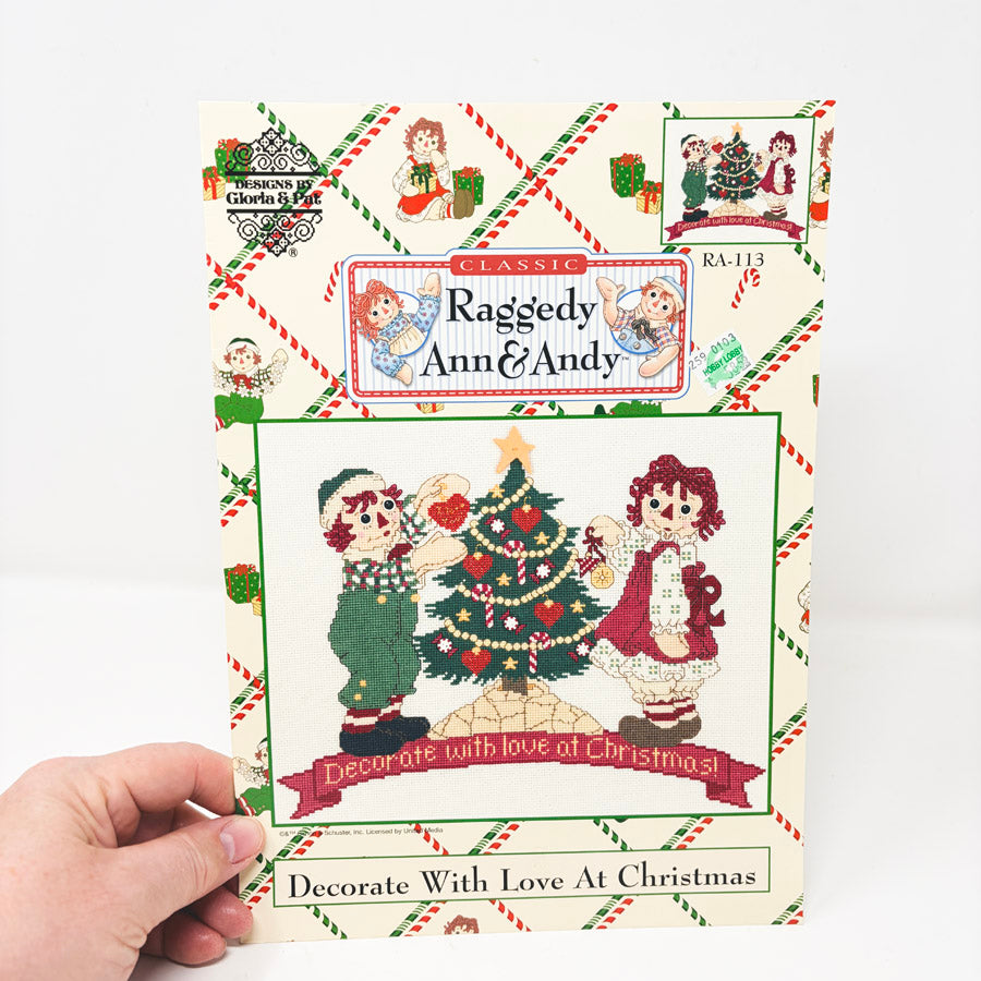 Designs by Gloria & Pat- Classic Raggedy Ann & Andy- Decorate With Love At Christmas