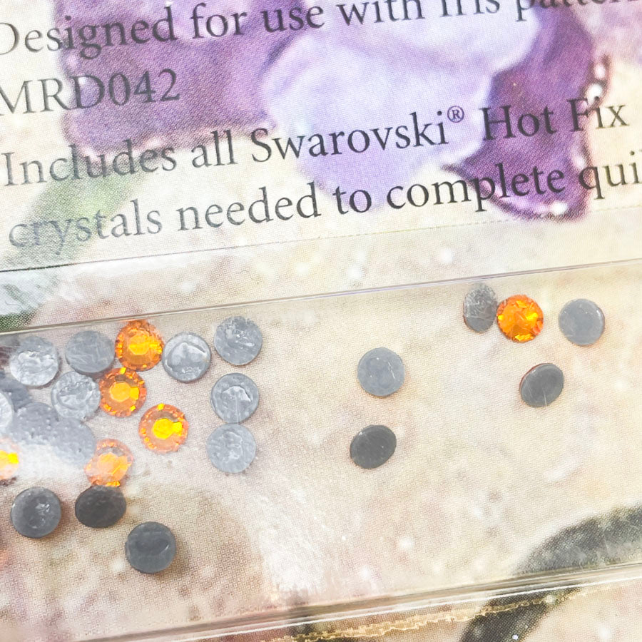 Orange Flat Back Crystals