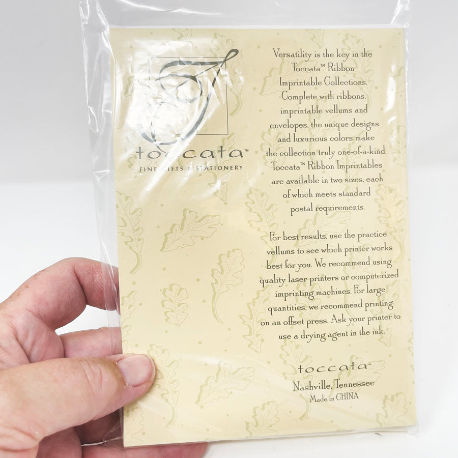 Toccata Ribbon Imprintables Invitation Kit