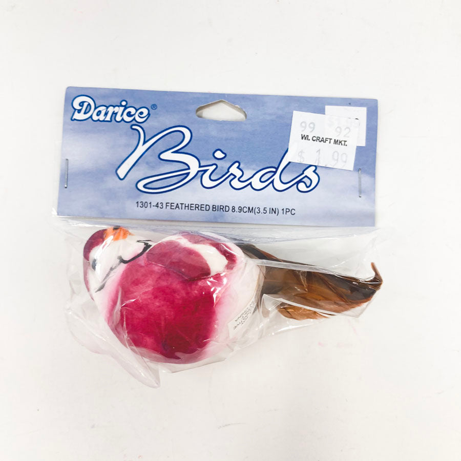 Darice Artificial Bird - Pink
