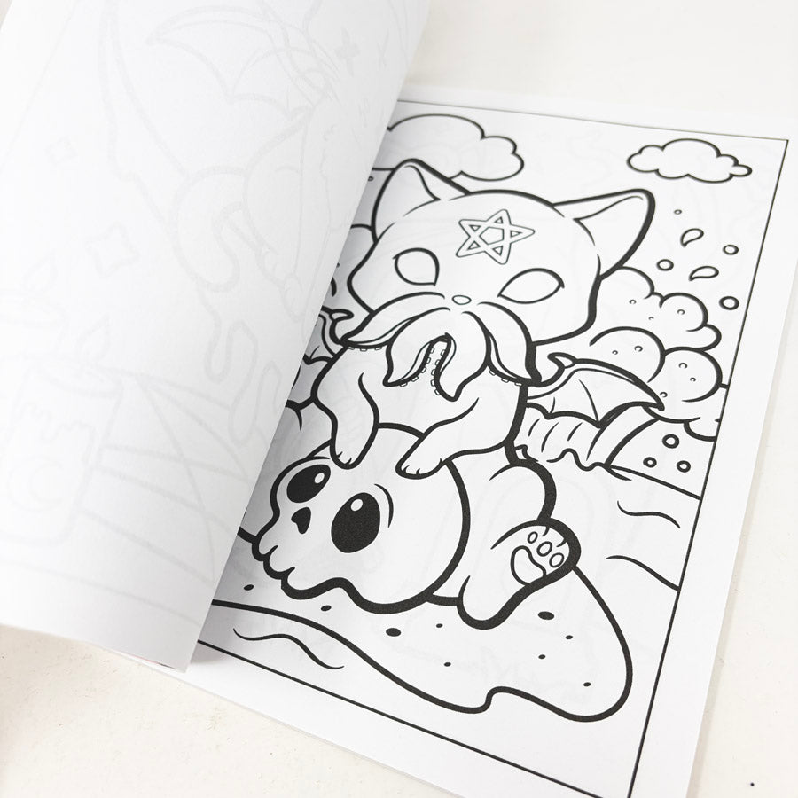 Pastel Goth Coloring Book