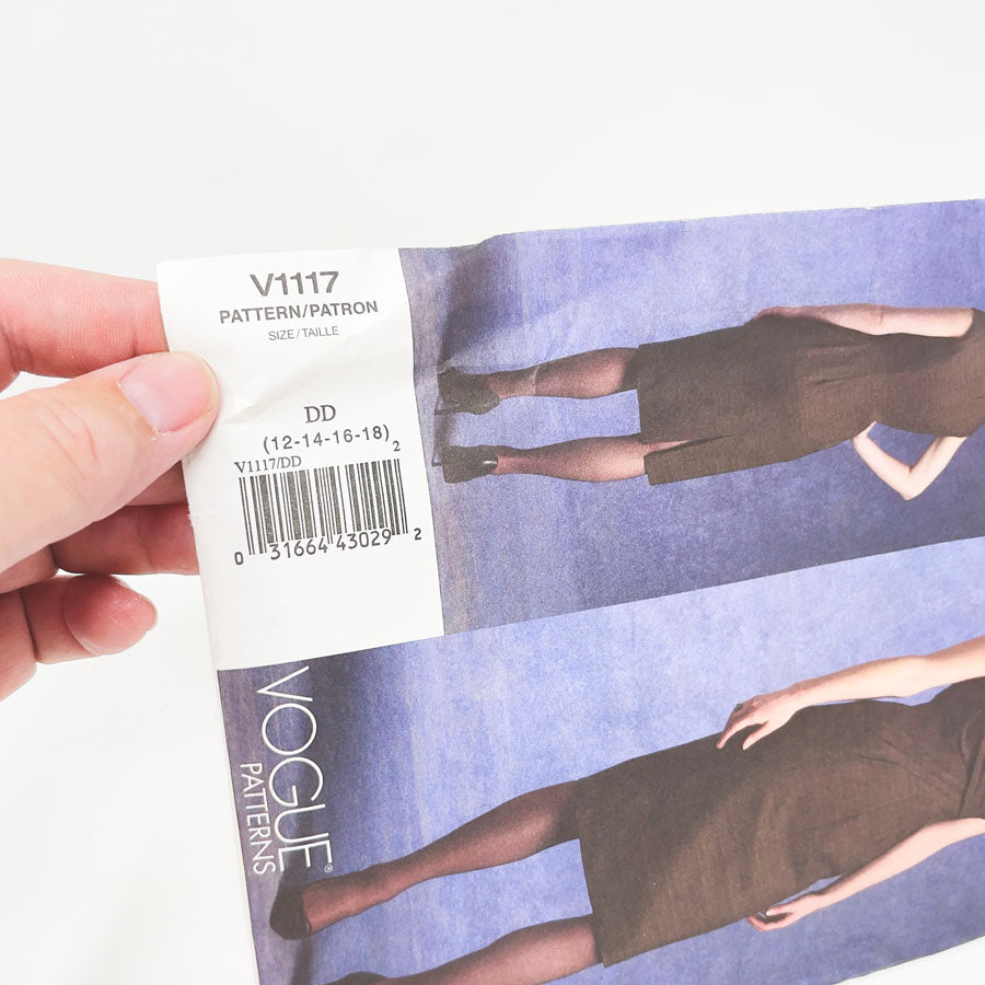 Vogue V1117 Sewing Pattern - Michael Kors Dress (12-18) - 2009