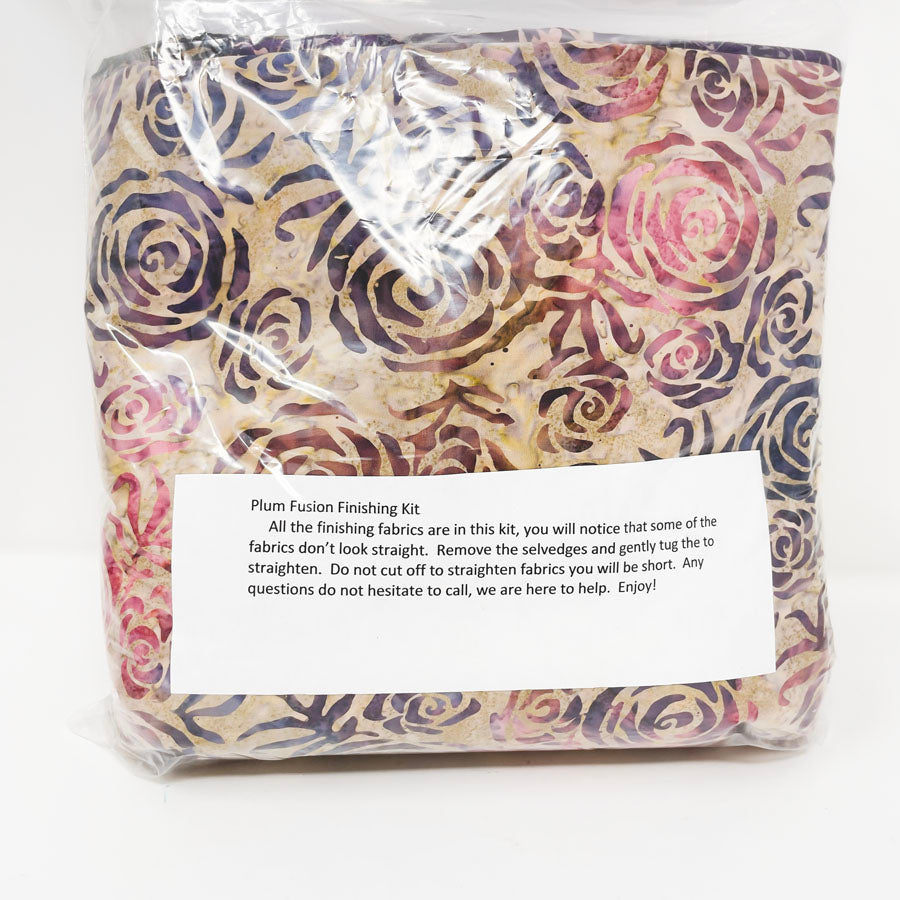 Plum Fusion Quilt Set - Wing and a Prayer Design