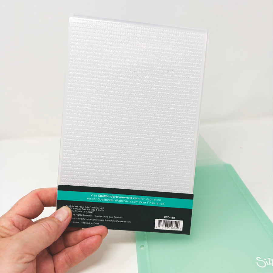 Spellbinders Dimpled 3D Embossing Folder
