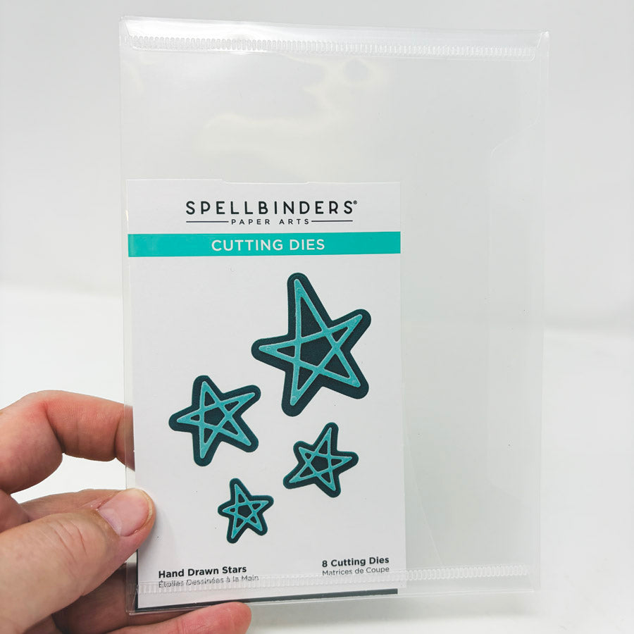Spellbinders Hand Drawn Stars Cutting Die Set