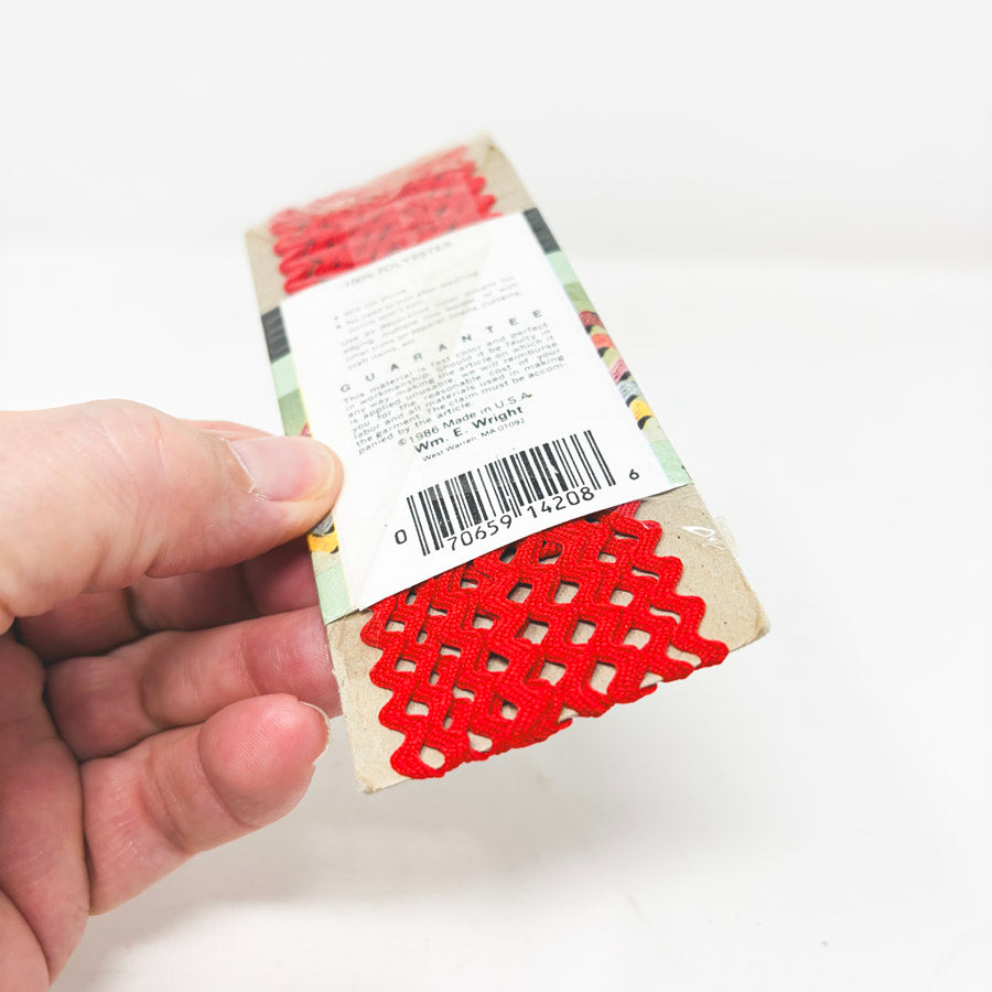 Vintage Red Baby Rick Rack