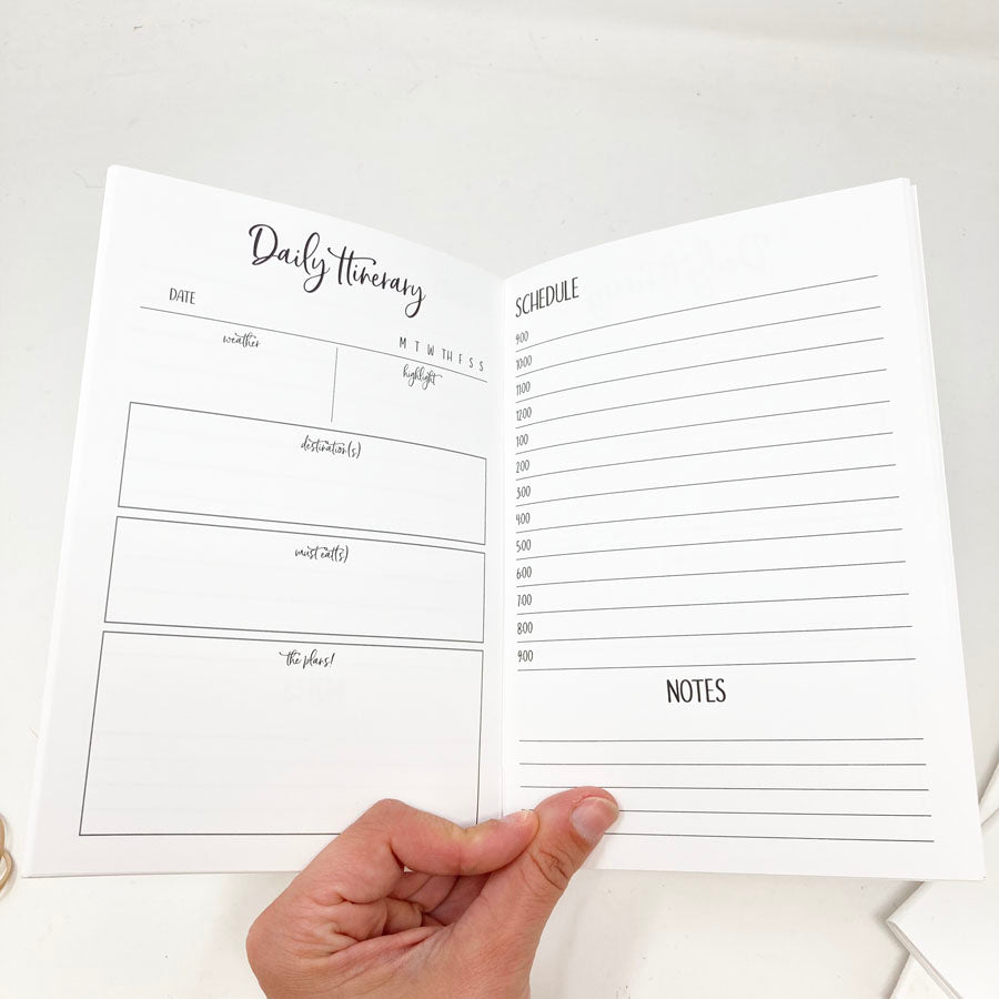 White Planner/Travel/Journal Insert Bundles
