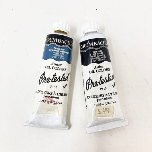 Grumbacher Pre-tested Artist Oil Colors 1.25 oz