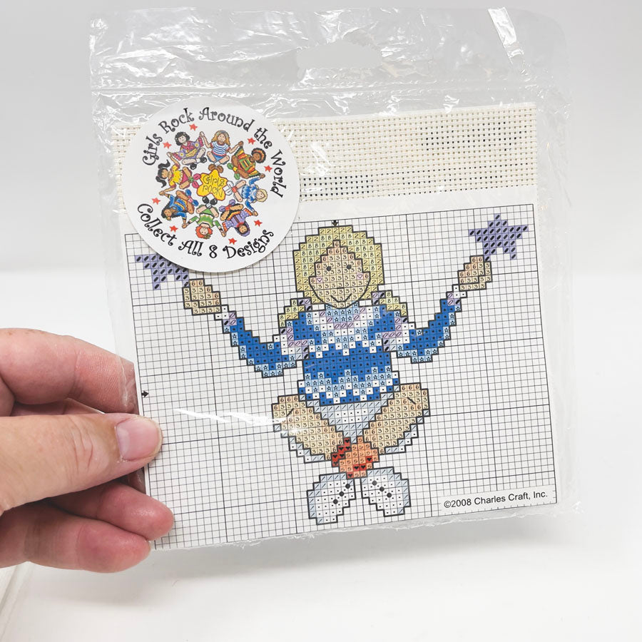 Charles Craft Girls Rock Cross Stitch Kit