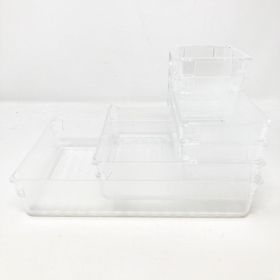 Clear Acrylic Organizer Set