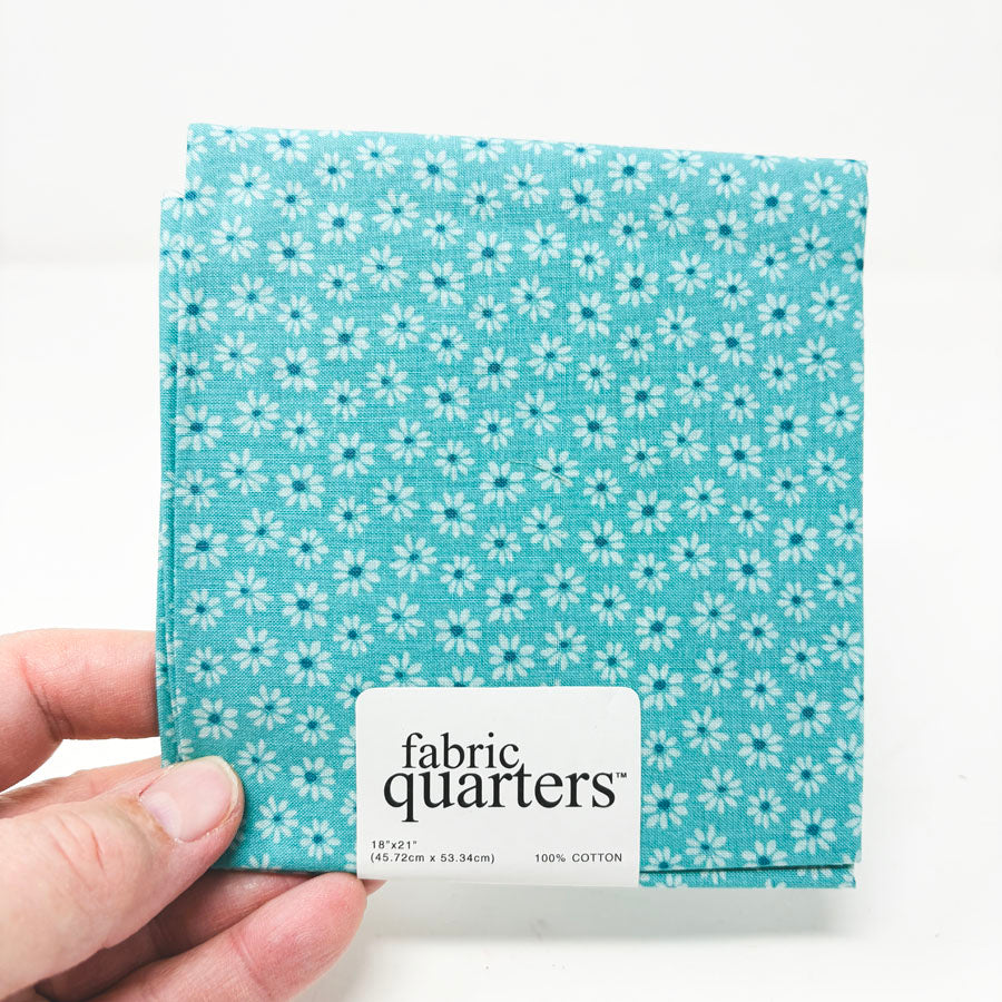 Aqua Cotton Quarter Flats - Pick a Design