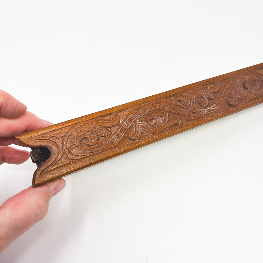 Wood Carved Incense Box