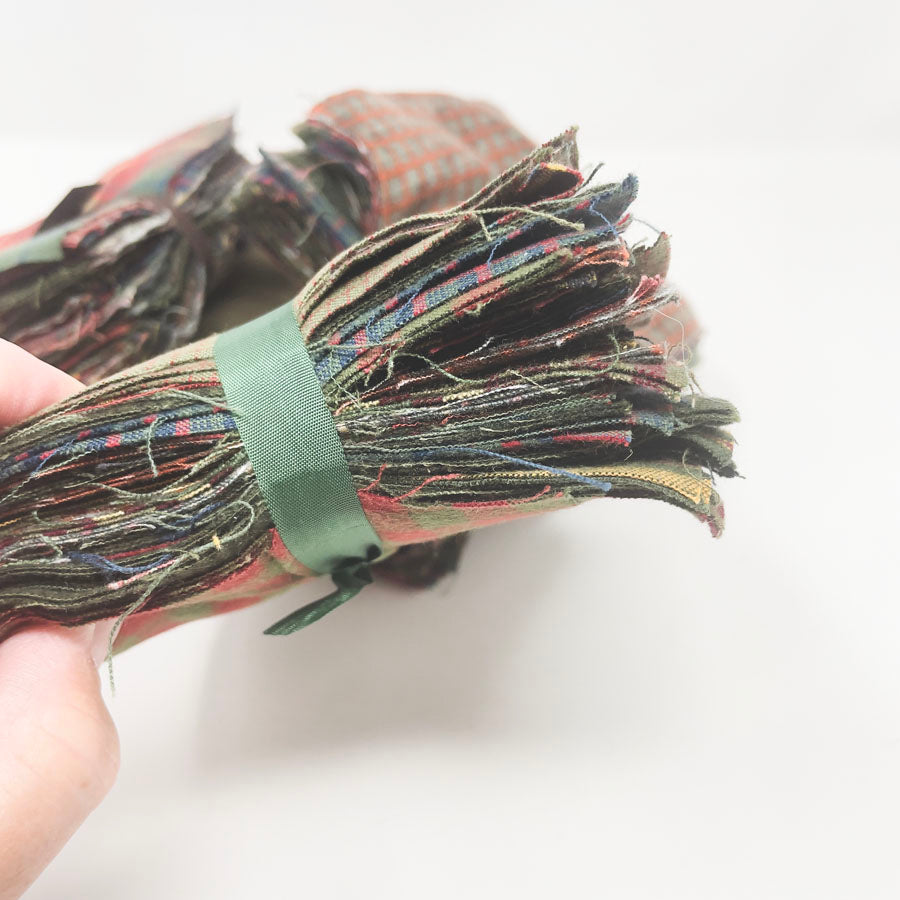 Vintage Holiday Plaid Fabric Bundles