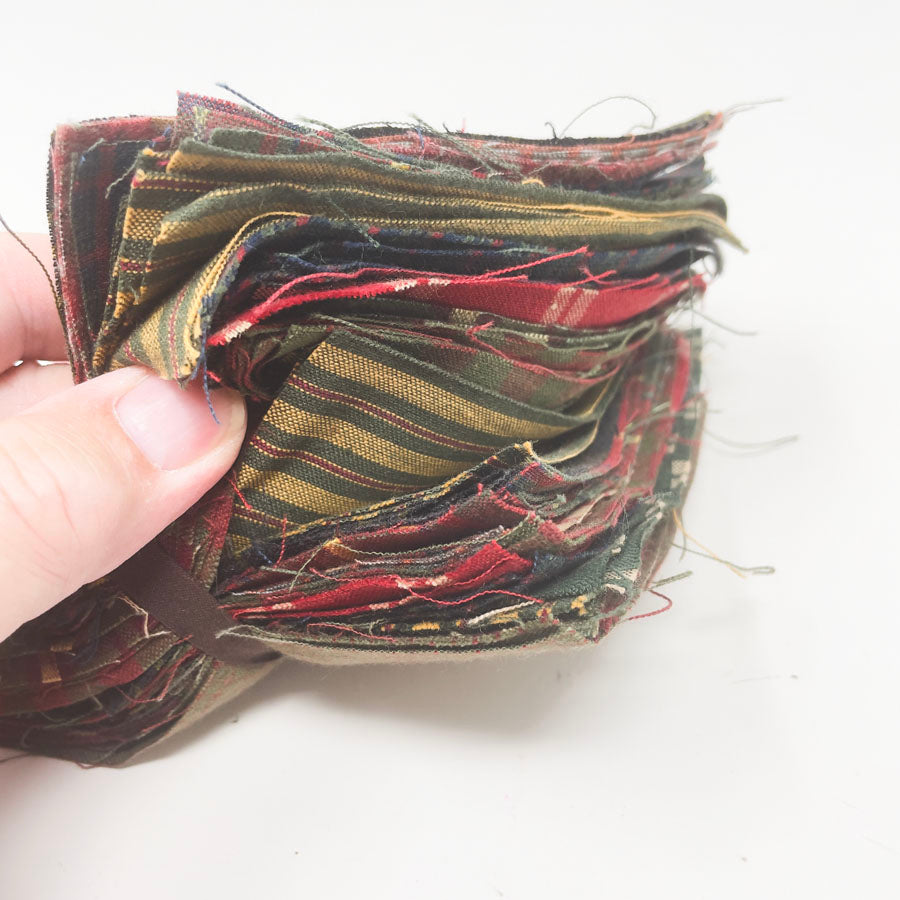 Vintage Holiday Plaid Fabric Bundles