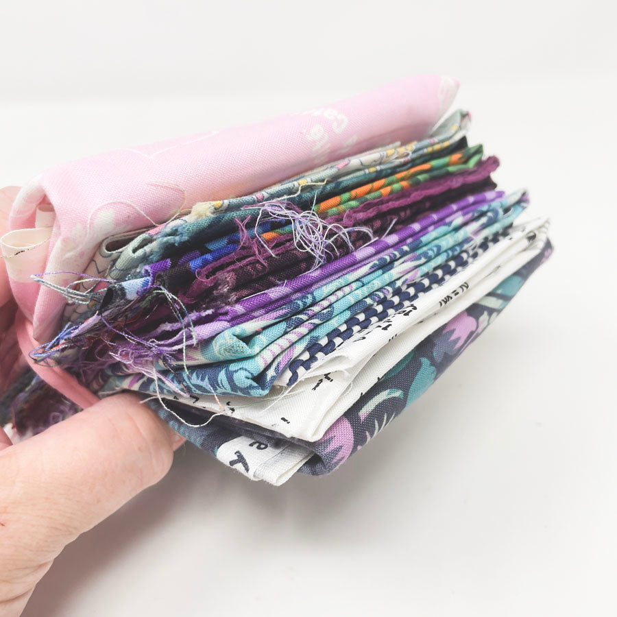 Rue du Teal-Pink-Purple Patterns Fabric Bundle