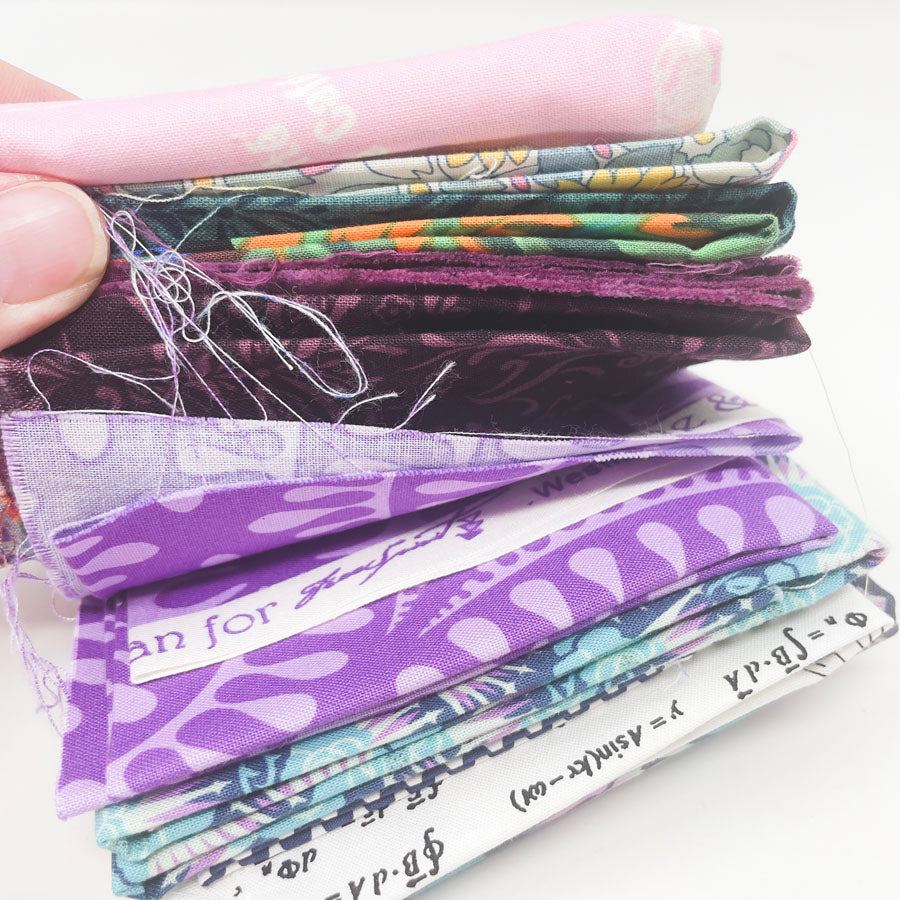 Rue du Teal-Pink-Purple Patterns Fabric Bundle