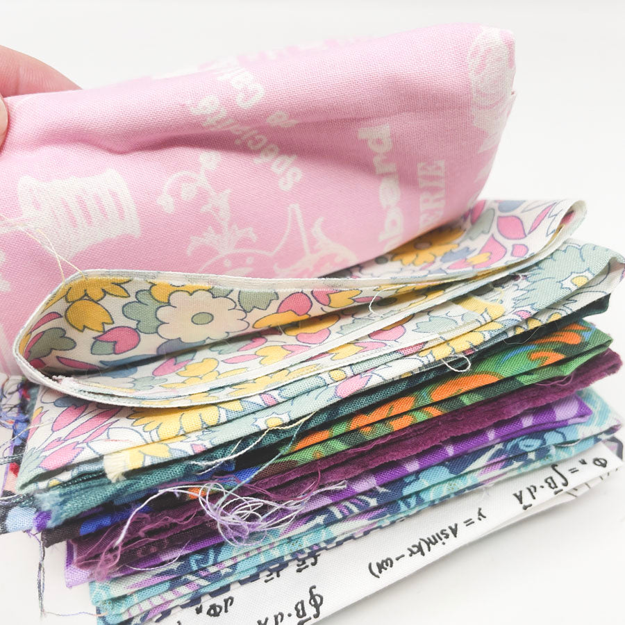 Rue du Teal-Pink-Purple Patterns Fabric Bundle