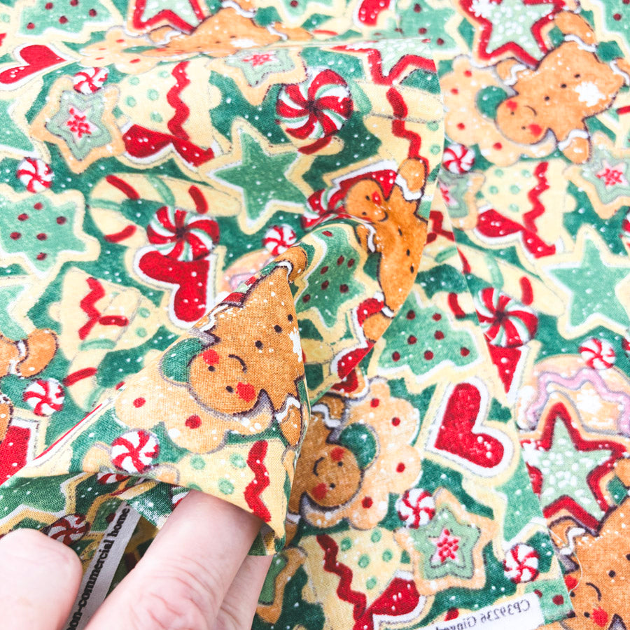 1 yd x 42" Gingerbread Cookies Fabric by Susan Winget