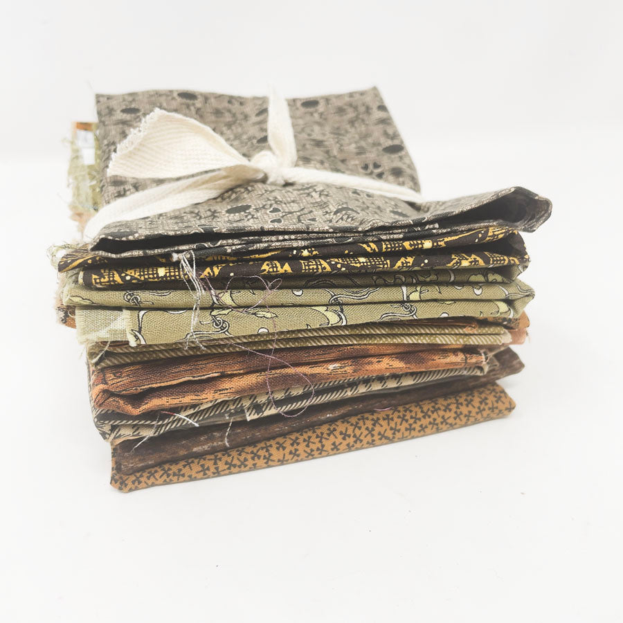Earth Tones Pattern Fabric Bundle