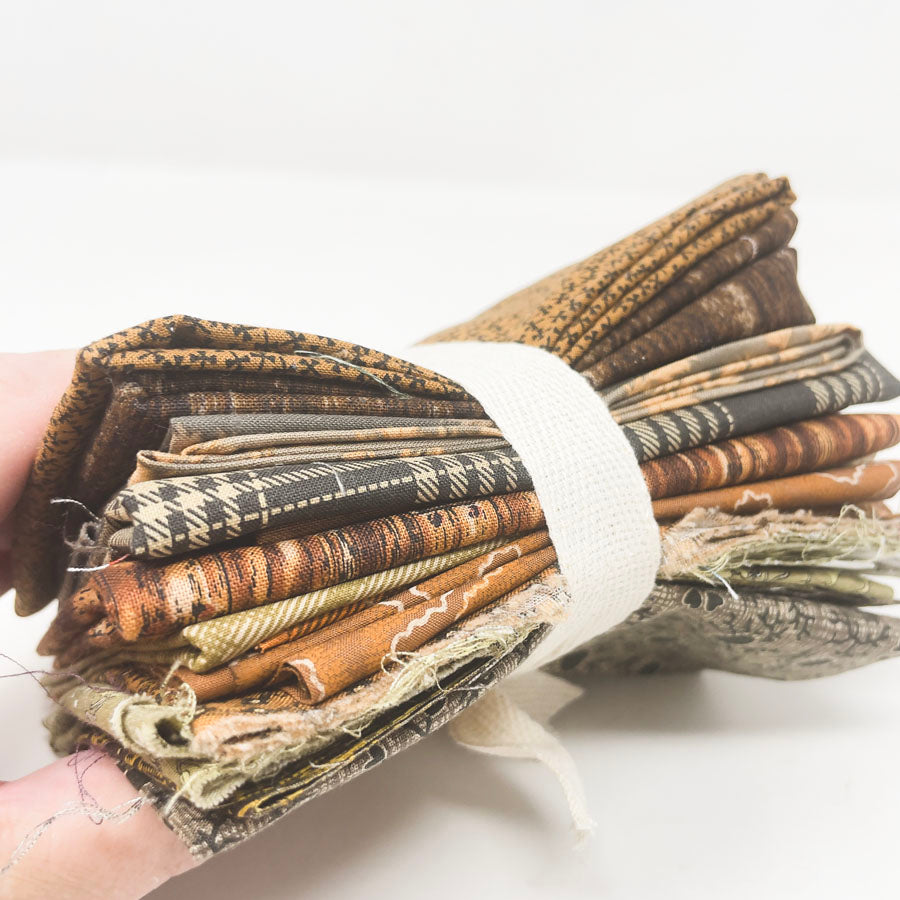 Earth Tones Pattern Fabric Bundle