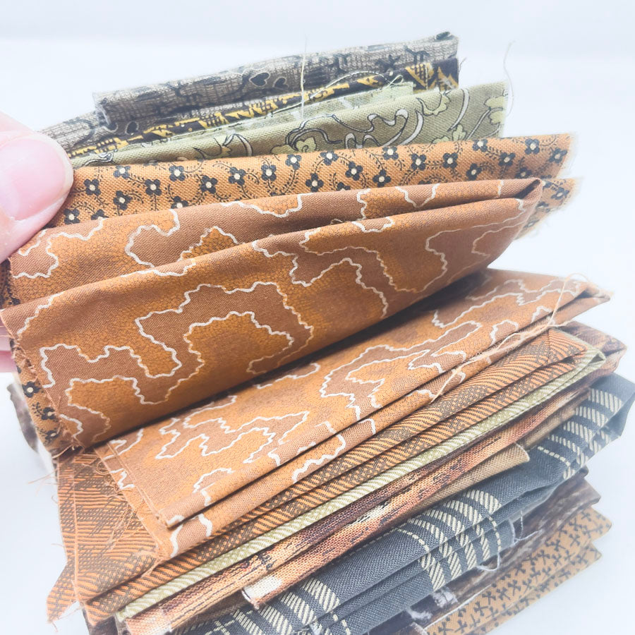 Earth Tones Pattern Fabric Bundle