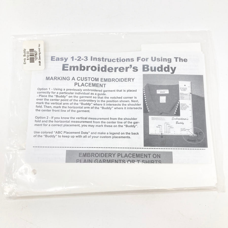 Embroiderer's Buddy & Little Buddy Placement Rulers