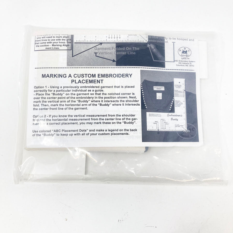 Embroiderer's Buddy & Little Buddy Placement Rulers