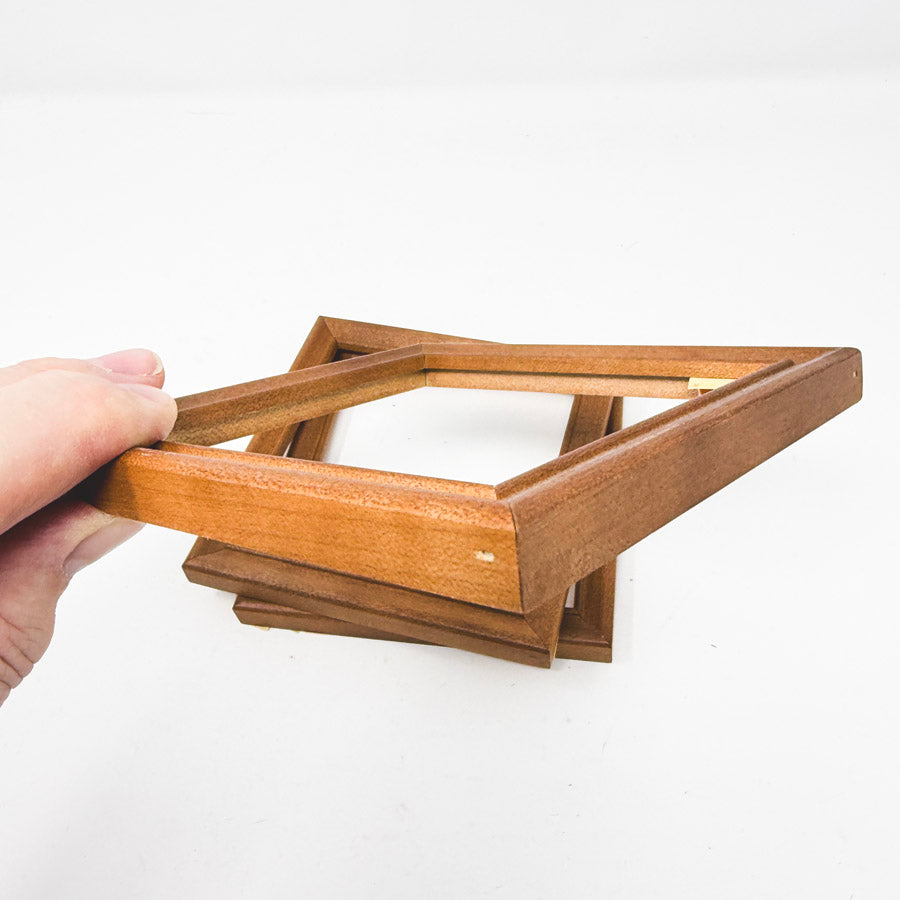Thin Square Wood Frame - 4-3/4"