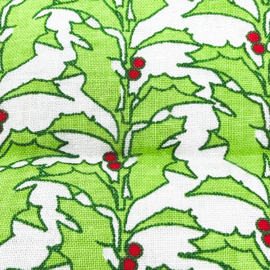 42" x 1 yd Abstract Holly Stripes Lightweight Cotton Fabric