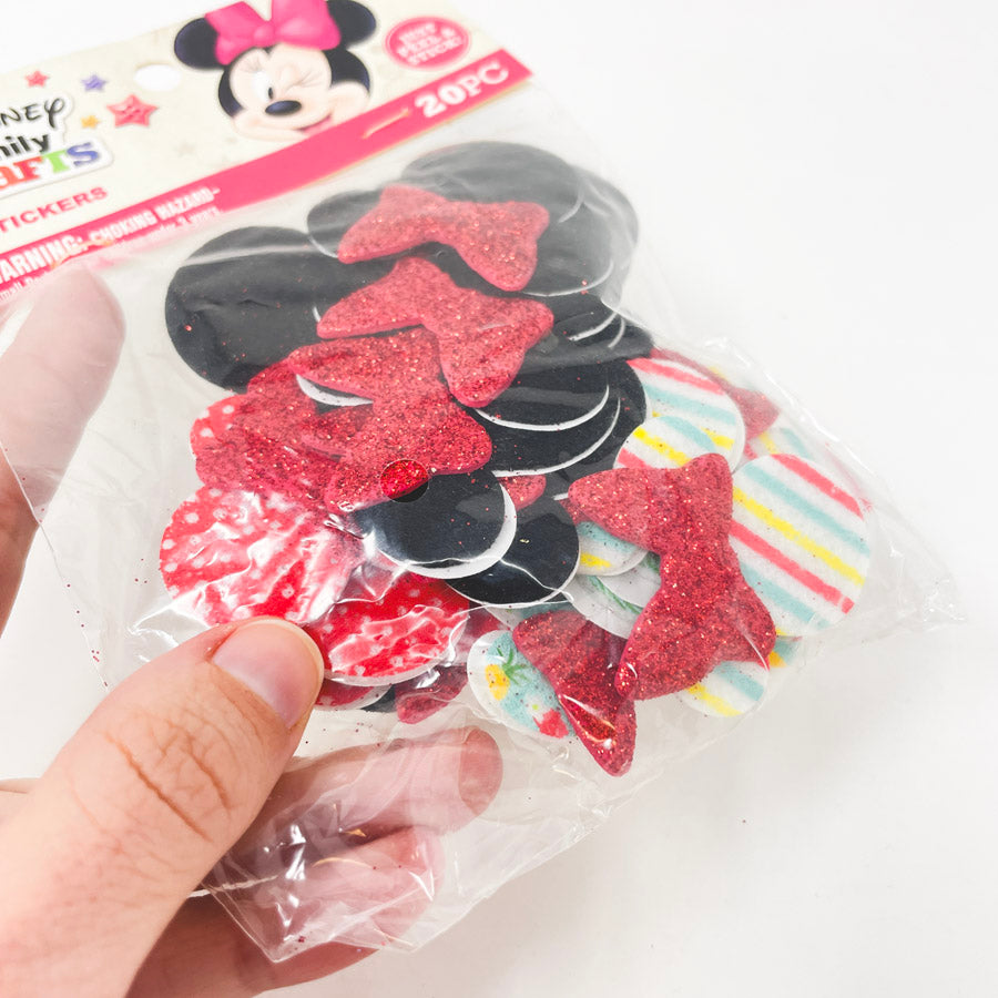 Minnie Head Bow Sticker Pack