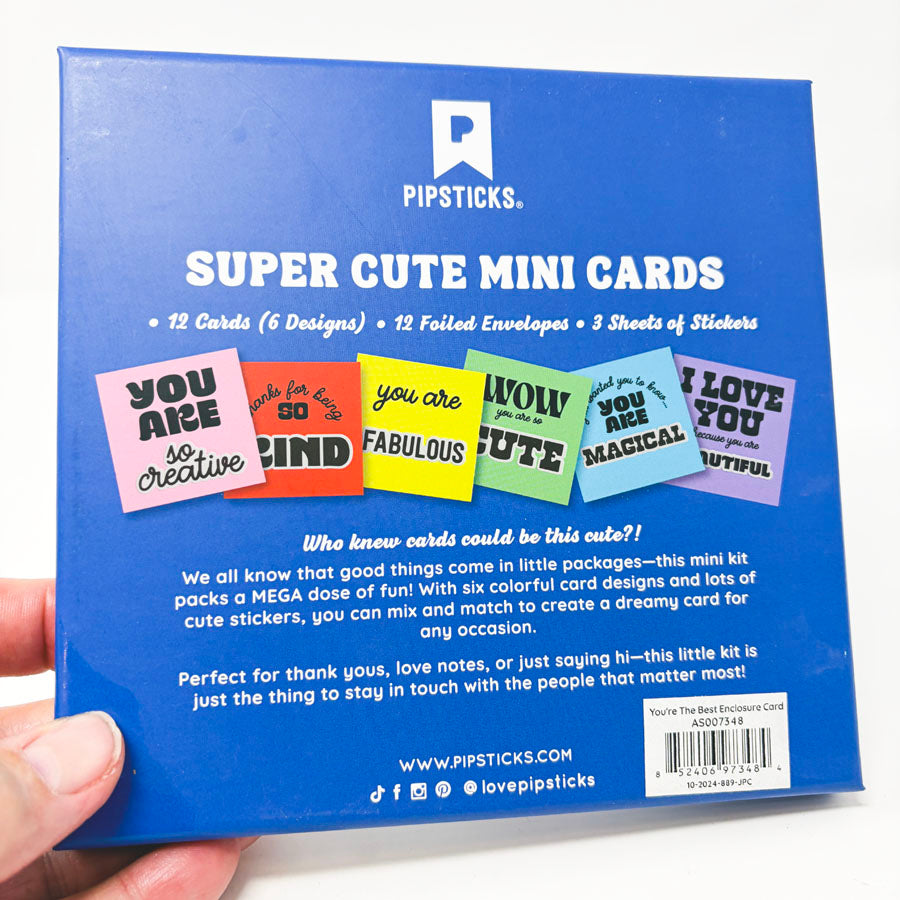 Pipsticks Mini Cards Kit - You're The Best