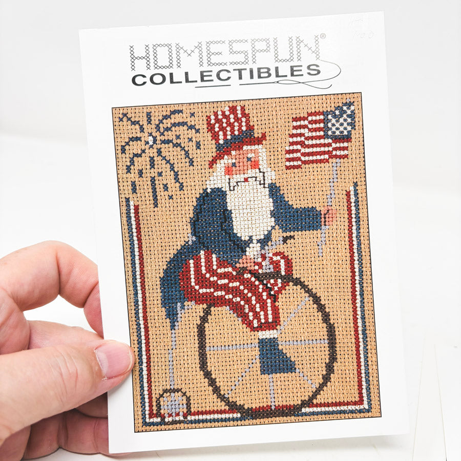 Homespun Collectibles Seasonal Cross Stitch Pattern Half Cards