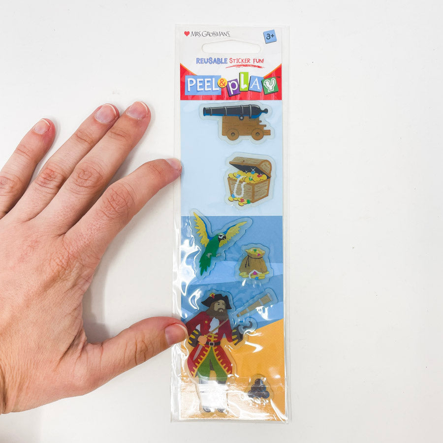 Mrs. Grossman's Peel & Play Pirate Stickers