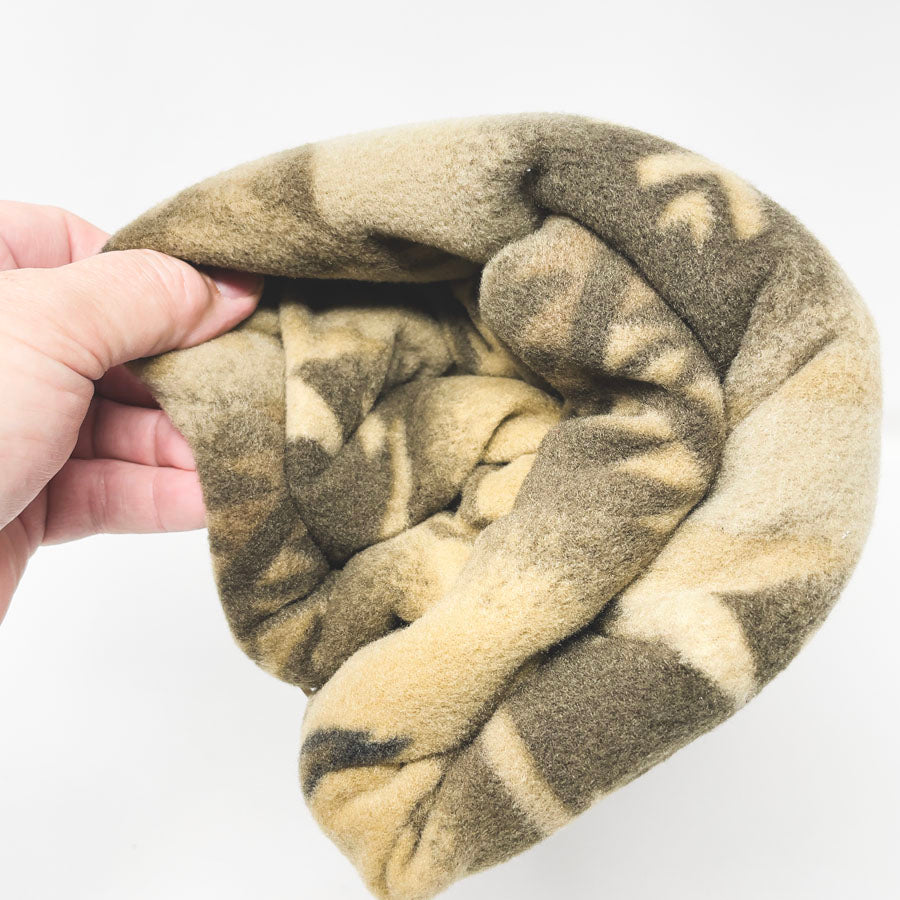 58" x 41" - Army Green Fleece - Horse Theme