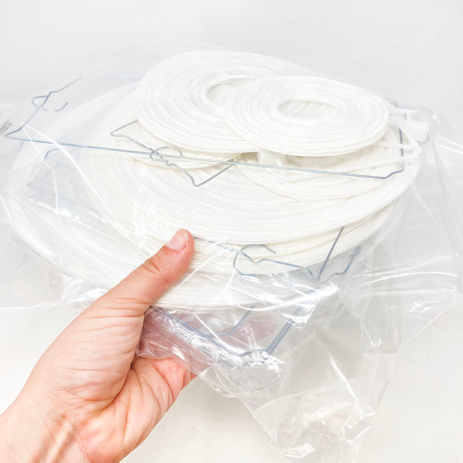 White Round Paper Lantern