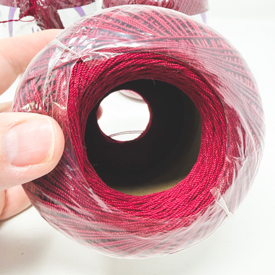 Aunt Lydia's Classic 10 Crochet Thread - Burgundy (1)