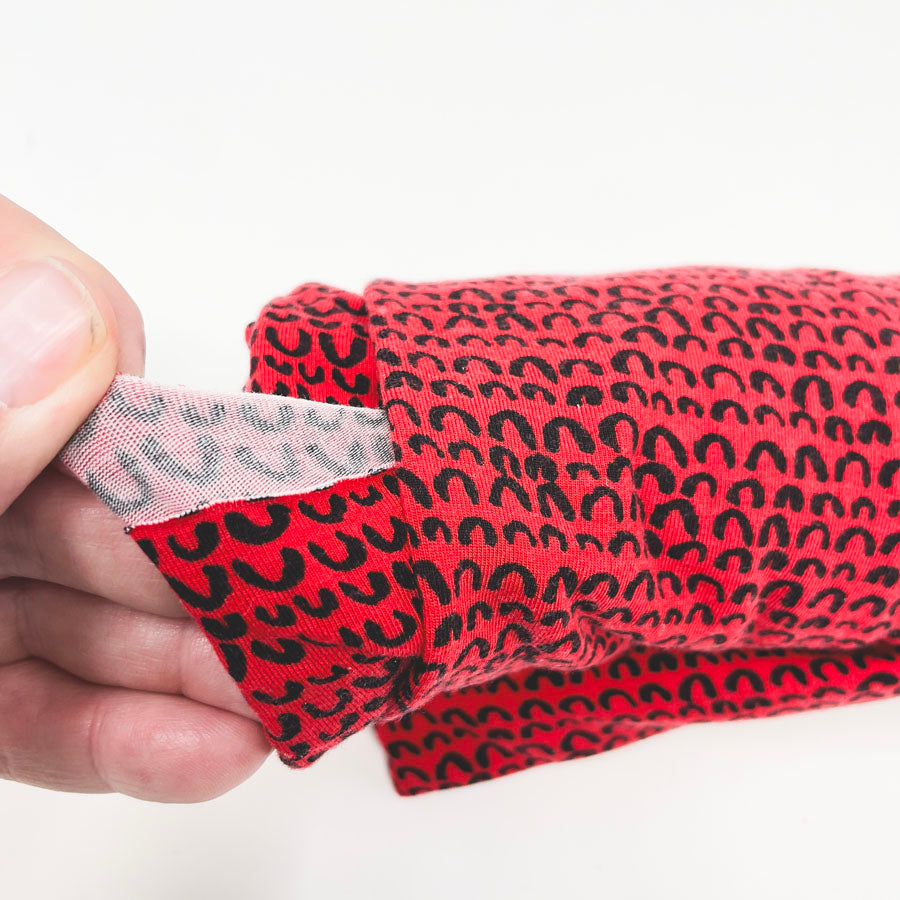 60" x 72" - Red and Black Jersey Knit