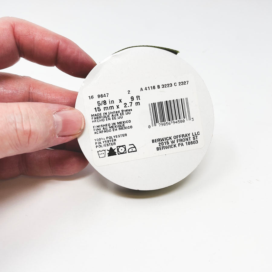 5/8" Camo Grosgrain Ribbon Spool