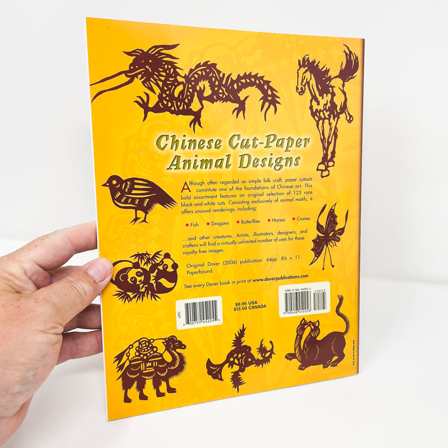 Chinese Cut-Paper Animal Designs Book