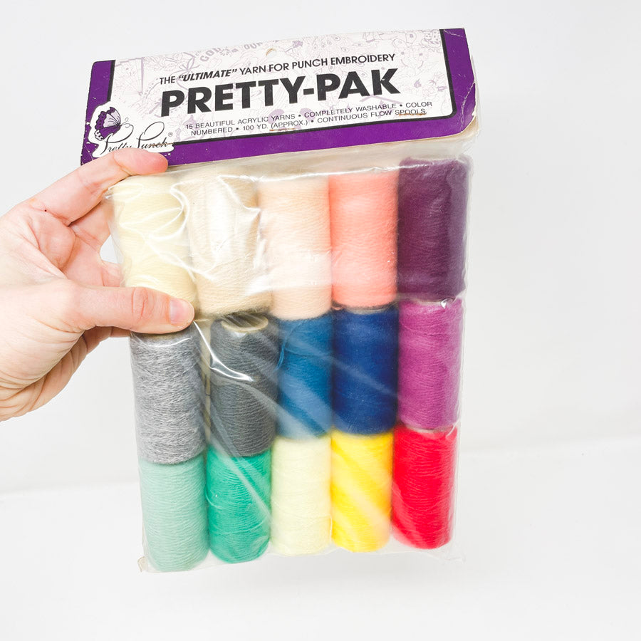 Vintage Pretty Punch Pretty-Pak Embroidery Yarn