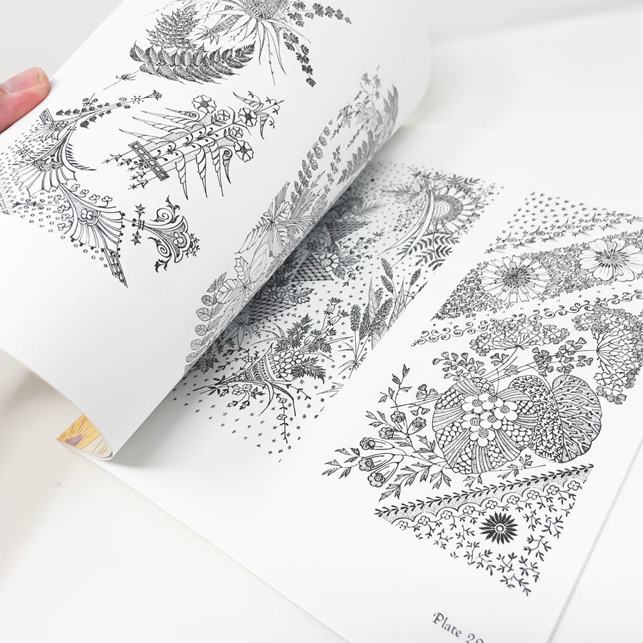 Treasury of Decorative Floral Designs Book by Dover
