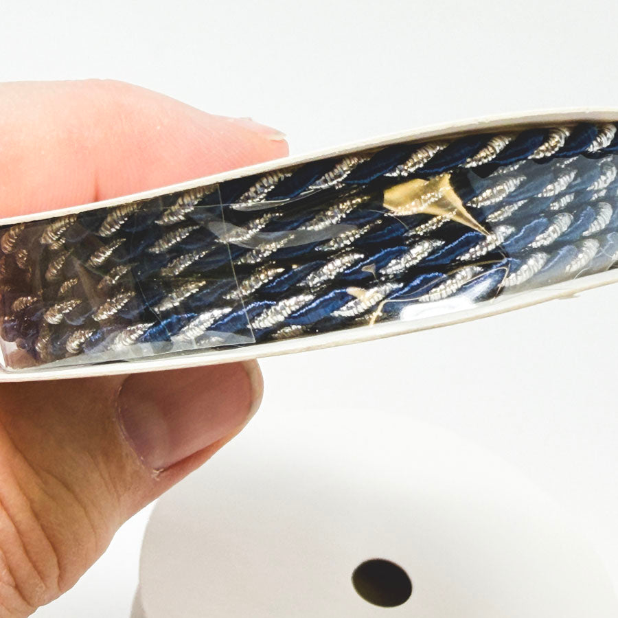 Braided Silver & Color Cord