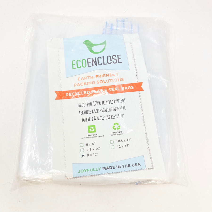 Ecoenclose Recycled Flap and Seal Bags 9x12